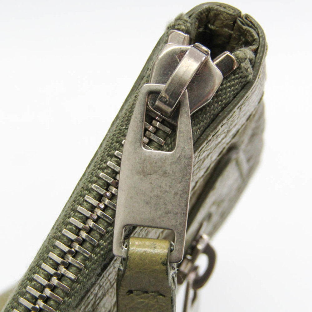 Balenciaga Green Clutch Classic Bag Light View 6